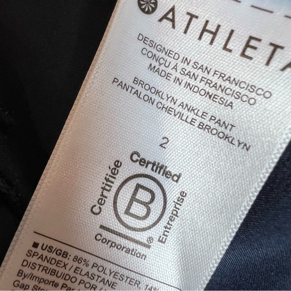 Athleta Brooklyn Mid-Rise Ankle Pant Navy Size 2 - Picture 11 of 14